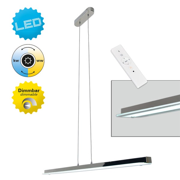 LED-Hängeleuchte mit Fernbedienung