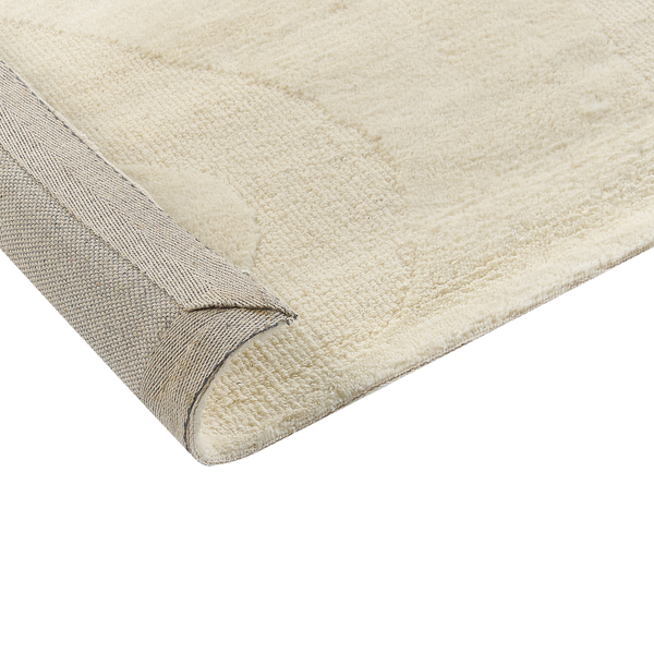 Teppich SASNAK Beige 160 x 230 cm Wolle
