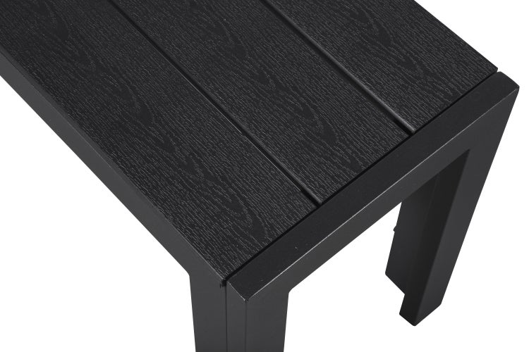 Ikky Gartenbank, 132 cm schwarz/schwarz. 132 X 30 X 42 cm