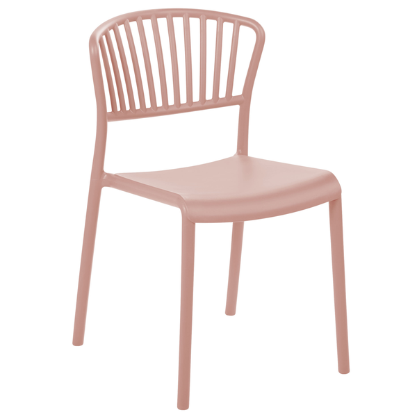 Gartenstuhl 4er Set GELA Pastellrosa
