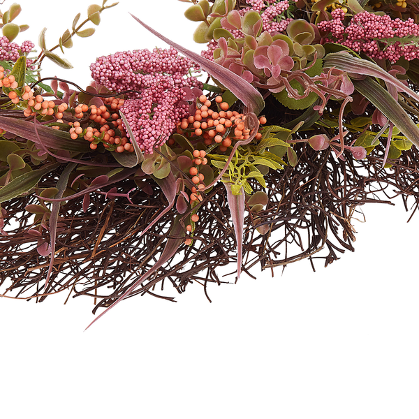 Dekokranz GUANCHA 50 cm Rosa
