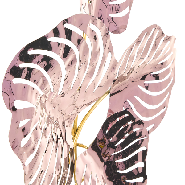 Zimmerpflanze in gerilltem Pflanzgefäß