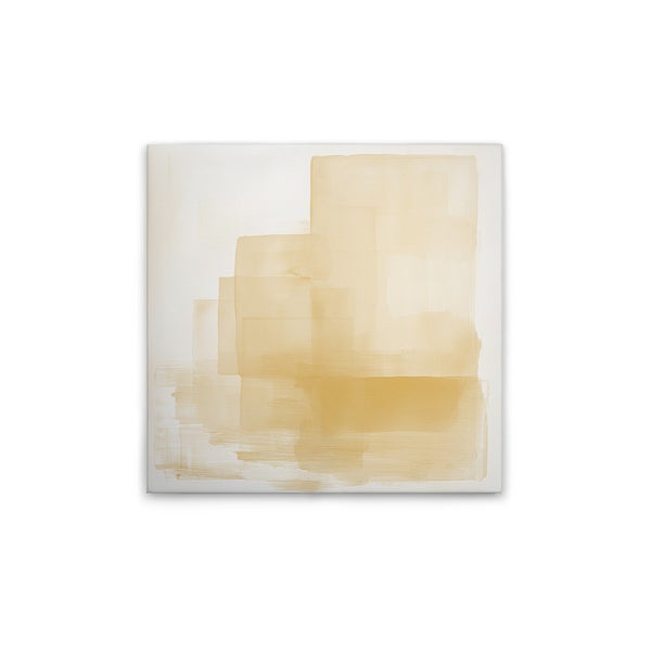 Abstraktes Gemälde mit geometrischen Formen auf Leinwand