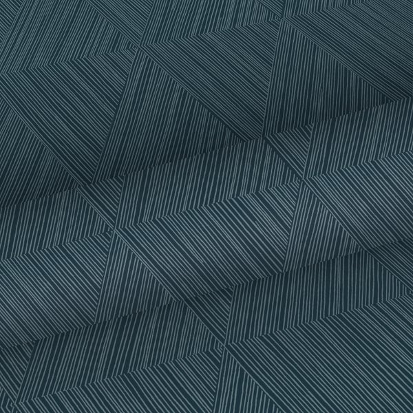 Origin Wallcoverings Tapete 3D-Muster Dunkelblau - 0,53 x 10,05 m - 347846