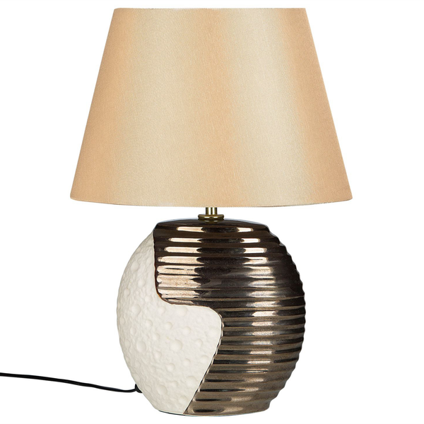 Tischleuchte ESLA Porzellan Beige