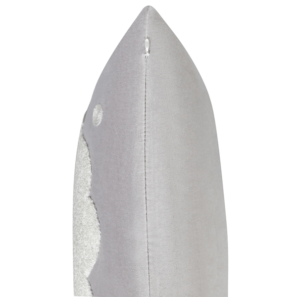 Dekokissen 2er Set SWEETENER Samtstoff 45 x 45 cm Grau