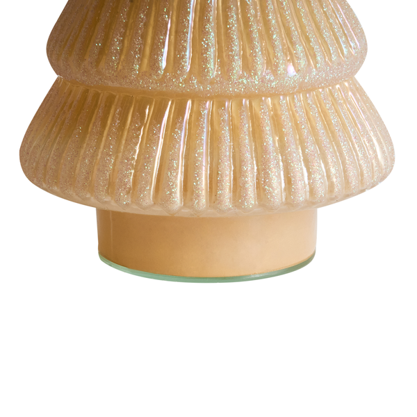 Dekorative Weihnachtsbaumfigur aus Glas