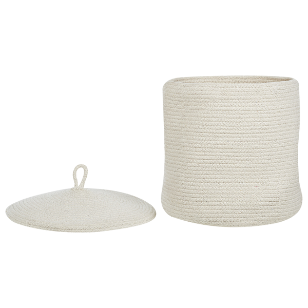 Geflochtener Korb mit Deckel