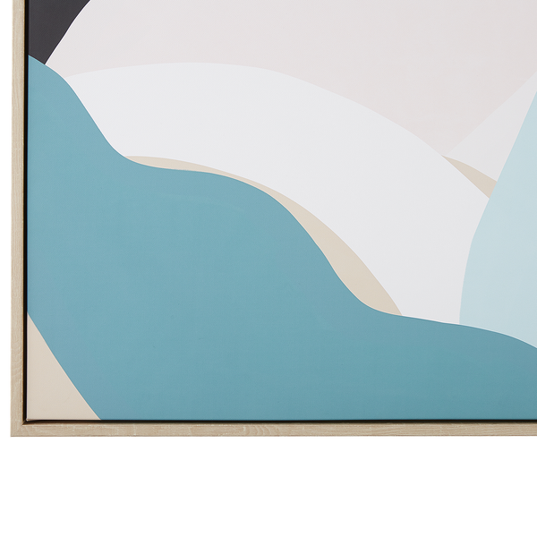 Abstrakte Leinwandkunst mit Rahmen