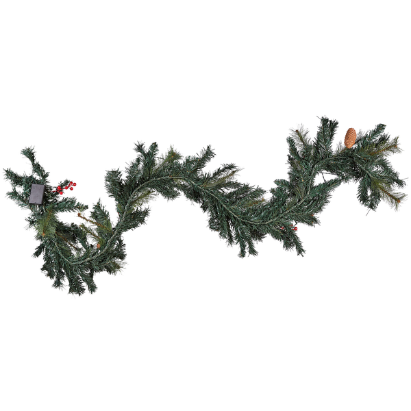 Weihnachtsgirlande LED TENALA 180 cm Grün