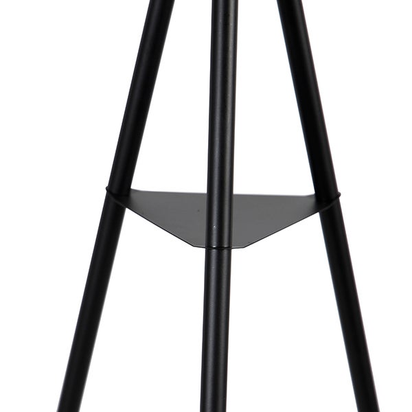 Industrielle Stehlampe Stativ Stahl schwarz - Bliss Vefa
