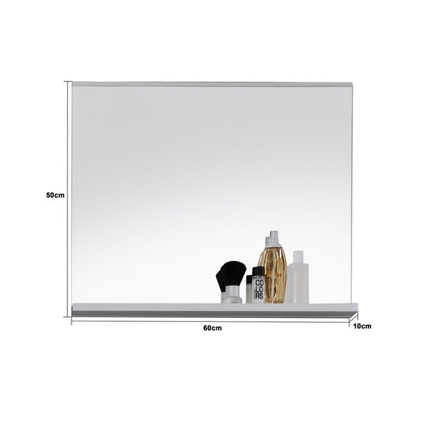 Mezzo Bad Spiegel weiß. 60 X 10 X 50 cm