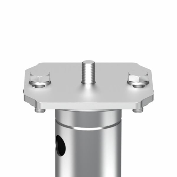 MAXERIO® 1er Adapterplatten-Set TILT für Schraubfundament Bodenhülse Erdanker Erdschraube Einschraubhülse Erdschraubenfundament Bodenanker Schraubanker Fundament für Spielturm Zaun Pfosten Pavillon Schaukel