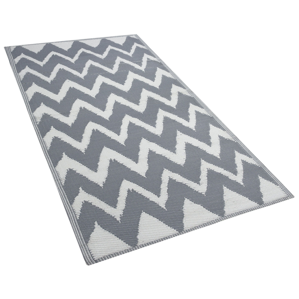 Outdoorteppich SIRSA Grau 90 x 180 cm