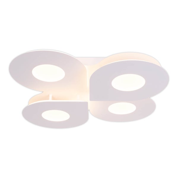 Deckenleuchte mit vier LED-Leuchten