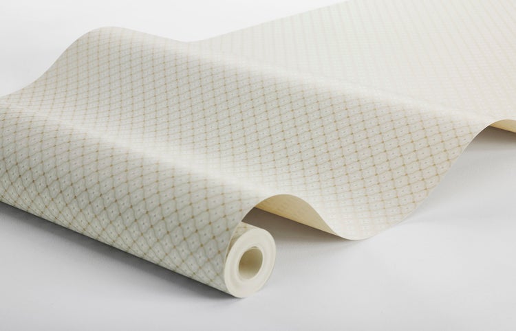 Borastapeter Tapete Blumenmuster Beige - 53 cm x 10.05 m - 662686