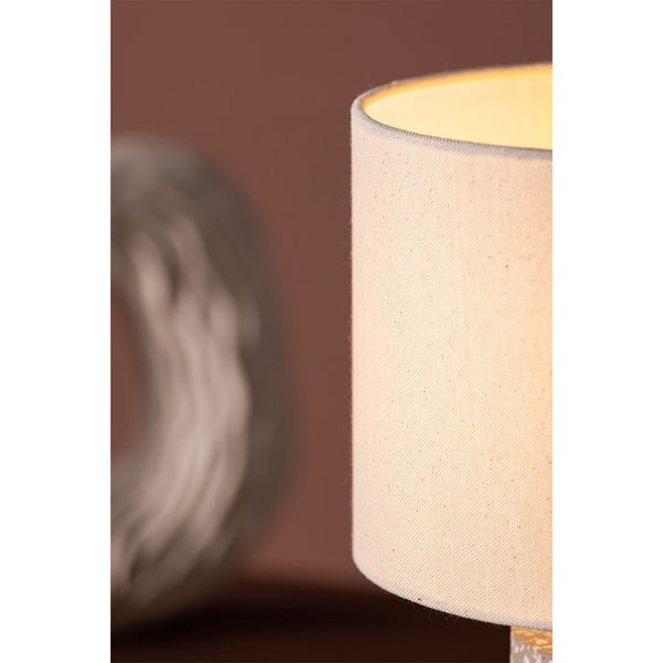 Dijon Beleuchtung Tischlampe 22x22x35cm Grau. 22 X 22 X 35 cm