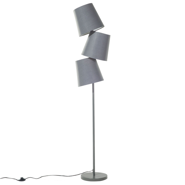 Stehlampe RIO GRANDE Metall Grau