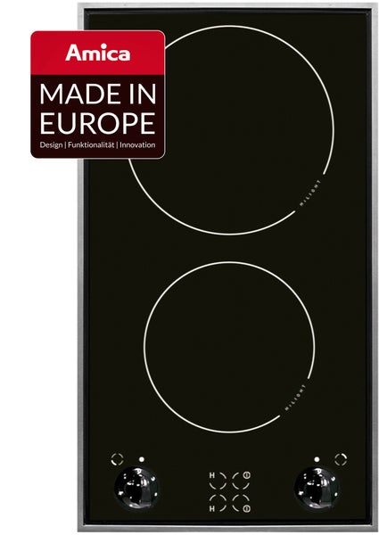 Amica Kochfeld mit zwei Kochzonen