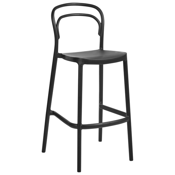 Garten-Barhocker 2er Set PORANO Schwarz