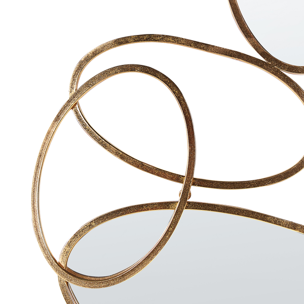 Wandspiegel DECIZE 113 cm 77 cm Metall Gold