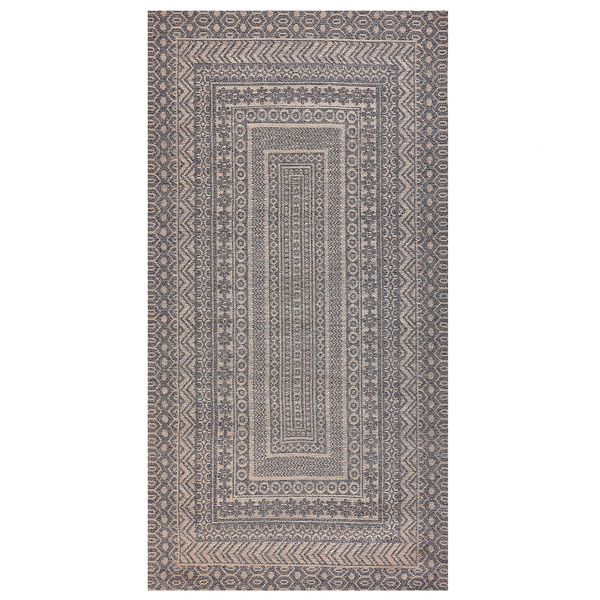 Teppich BAGLAR Grau 80 x 150 cm Jute