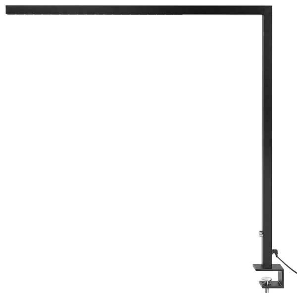 LED Schreibtischlampe klemmbar VOLANS mit Dimmer Metall Schwarz
