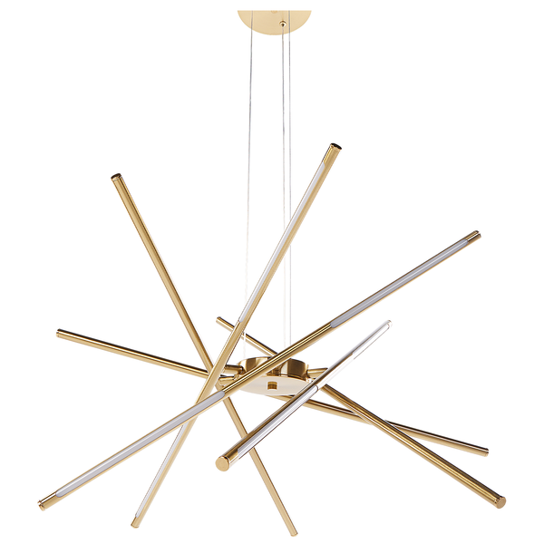 LED Hängeleuchte PALUN mit Dimmer Metall Gold