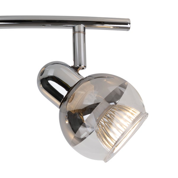 Deckenleuchte mit Chromarmen