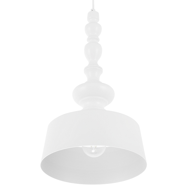 Hängeleuchte weiß Glockenform DRIVA