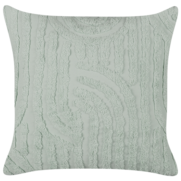 Dekokissen 2er Set TELLIMA Baumwolle 45 x 45 cm Mintgrün Geometrisches Muster