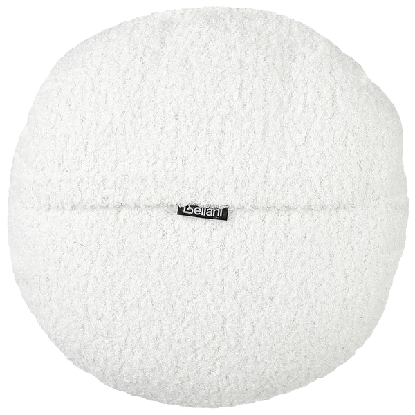 Dekokissen 2er Set RUTABAGA Bouclé 30 x 30 cm Weiß Ohne Muster
