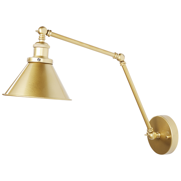 Wandlampe 2er Set NARVA verstellbar Metall Gold