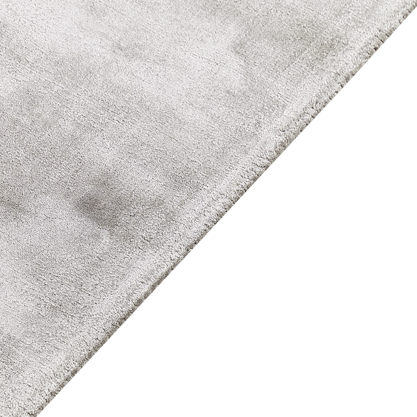 Teppich GESI II Hellgrau 80 x 300 cm Viskose