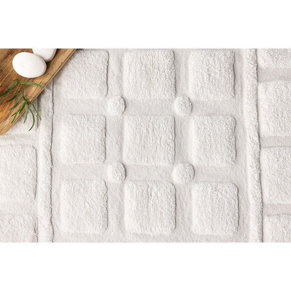 Putte Badematte 90x60cm Weiß. 60 X 90 X 2 cm