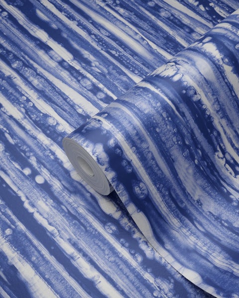 Origin Wallcoverings Tapete Streifen Blau - 53 cm x 10,05 m - 347219