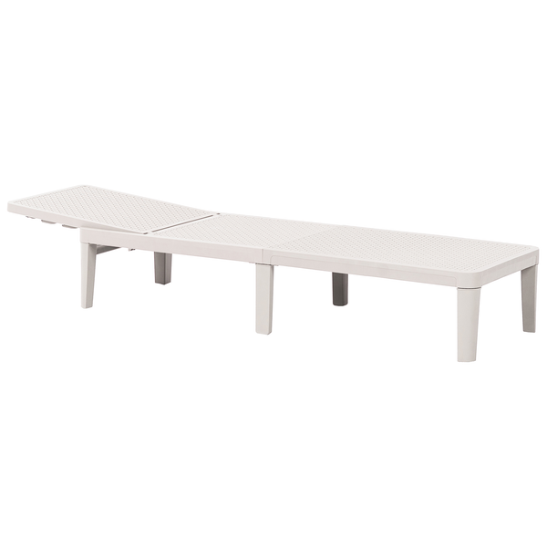 Kunststoff Sonnenliege für den Garten