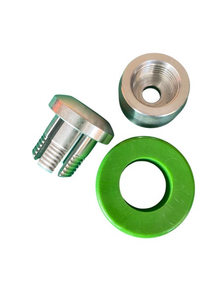 Fahrradlenkerstopfen, Lenkerendstopfen mit Spreizmechanismus und Dichtung