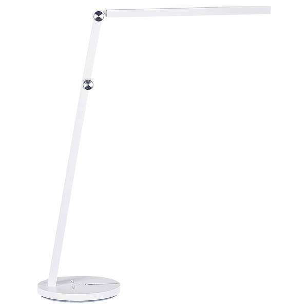 LED Schreibtischlampe DORADO mit Dimmer Metall Weiß