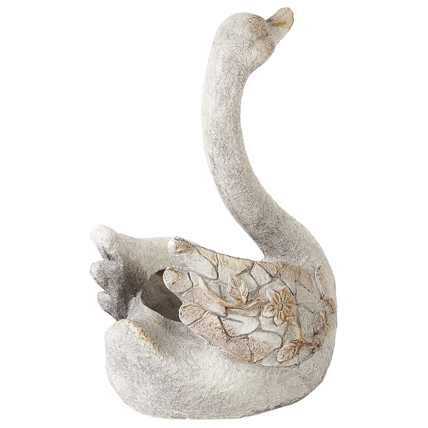 Dekofigur Schwanenform weiß 40 cm GRUFFY