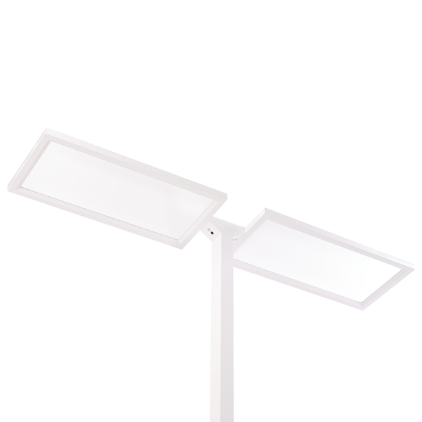 LED Stehlampe SCULPTOR mit Bewegungsmelder Metall Weiß