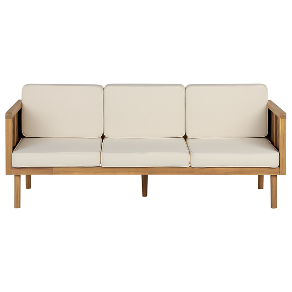 Gartensofa 3-Sitzer BARATTI Akazienholz Braun