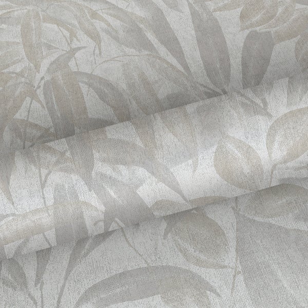 Sanders und Sanders Tapete Blätter Grau - 53 cm x 10 m - 640228