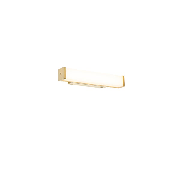 Badezimmer Wandleuchte Messing 32 cm inkl. LED IP44 - Cascada