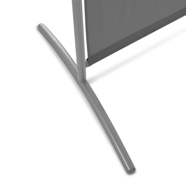 Stellwand 3-teilig, 260 x 156 cm, anthrazit