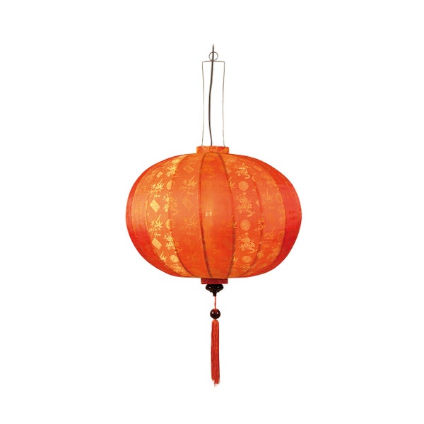 Dekorative Laterne im asiatischen Stil mit Quaste