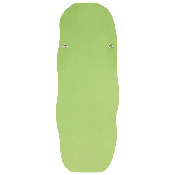 Hellgrüne Spielplatzmatte mit Aufhängevorrichtung