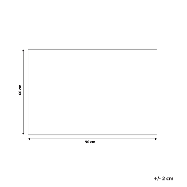 Produktabmessungen: 60 cm x 90 cm