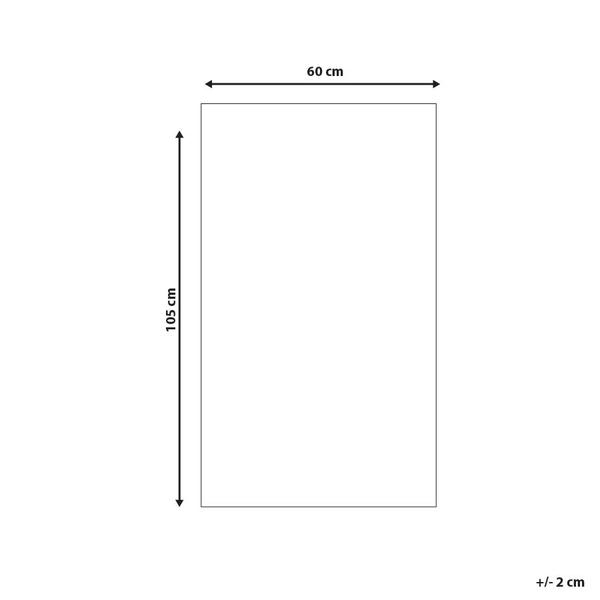 Outdoorteppich JALNA Grau 60 x 105 cm