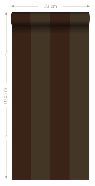 Origin Wallcoverings Tapete Streifen Braun und Bronze - 53 cm x 10.05 m - 345729